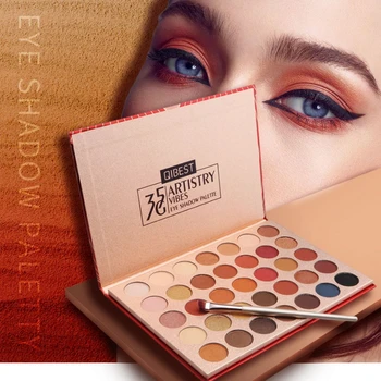 

35 Color Matte Pearlescent Eye Shadow Waterproof Smudge-proof Colorfast Eyeshadow