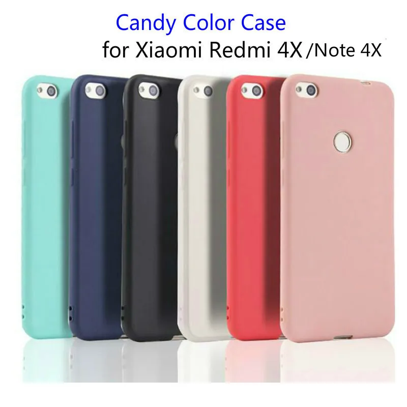 

Matte silicon case for Xiaomi Redmi 4X ultra thin TPU phone back cover for Redmi Note 4X case protector for xiomi redmi note 4