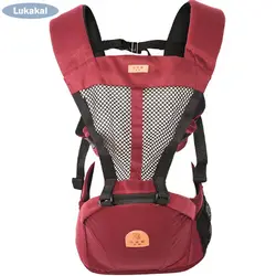 Эргономичный Baby Carrier Слинг Hipseat порознь детские кенгуру Рюкзак Обёрточная бумага 1-36 м Предотвращение О-типа ног хлопок дети Mochila