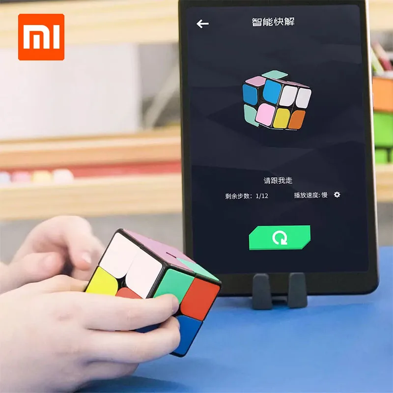 

Xiaomi Giiker i2 Smart Magnetic Cube Learn With Fun App Bluetooth Teaching Skill Intellectual Development Toy For Children