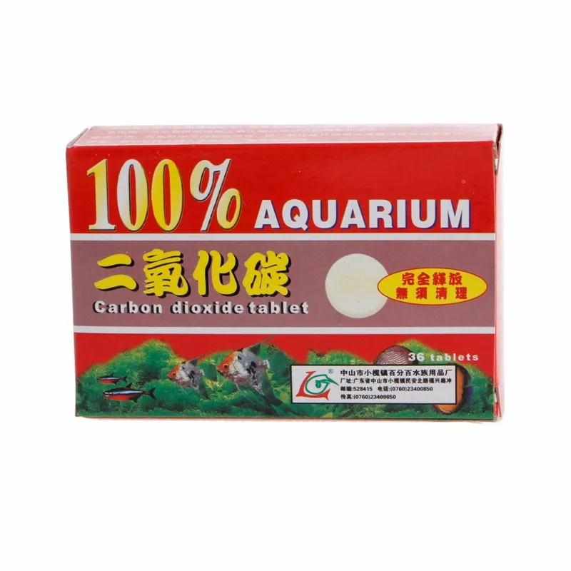 

36pcs/box Plants Aquarium Fish Tank Diffuser Plant CO2 Carbon Dioxide Tablets