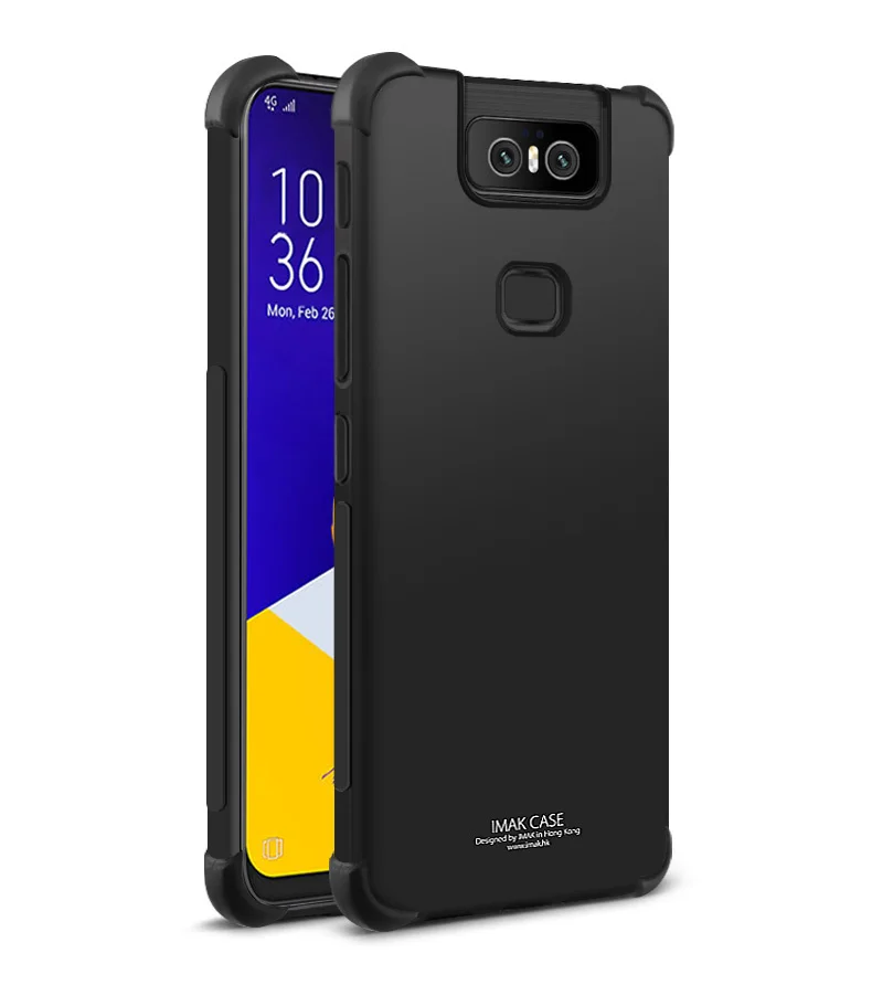 IMAK для Asus ZenFone 6 ZS630KL чехол-накладка Ударопрочный Мягкий Задняя накладка чехла из ТПУ для Asus ZenFone 6 ZS630KL