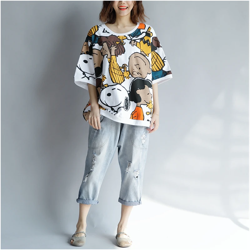 Kawaii футболка хлопчатобумажная женская футболка летняя Vogue Футболка с принтом размера плюс футболка с рисунком корейские футболки топы Femme Одежда для собак