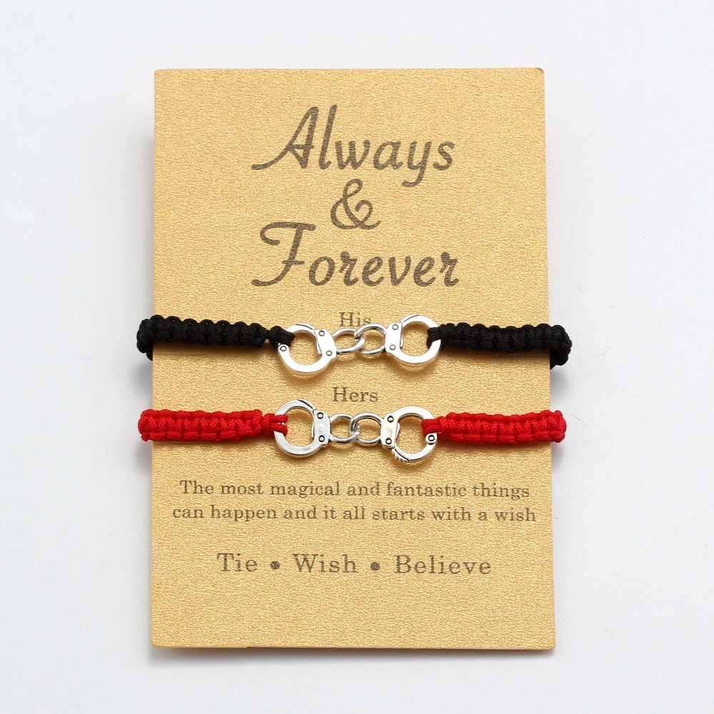 2pcs/lot MEIBEADS Vintage Handmade Bracelet Men Women Friendship Couple Bracelet Adjustable Handcuffs Charm Bracelet bracelet jewelry