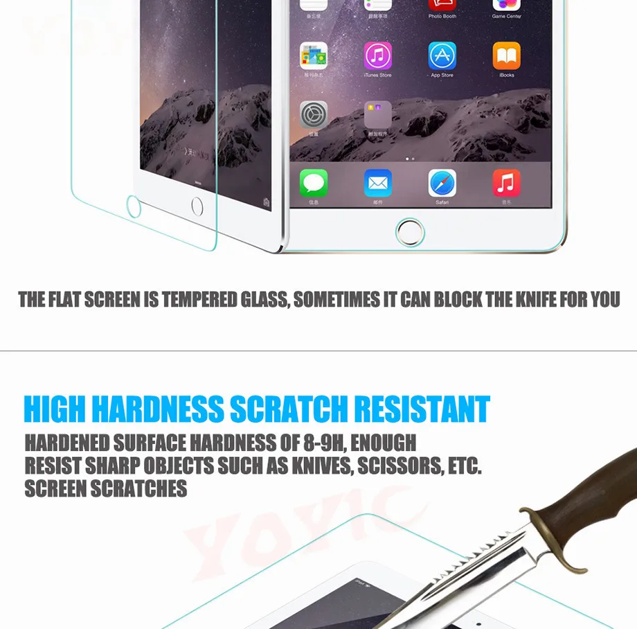 4 For iPad mini 1 glass for ipad min 2 glass for ipad mini 3 glass for ipad mini 4 glass for ipad 2 glass ipad 3 glass for ipad 4 glass for ipad 5 glass for ipad 6 glass for ipad air 1 glass for ipad air 2 glas