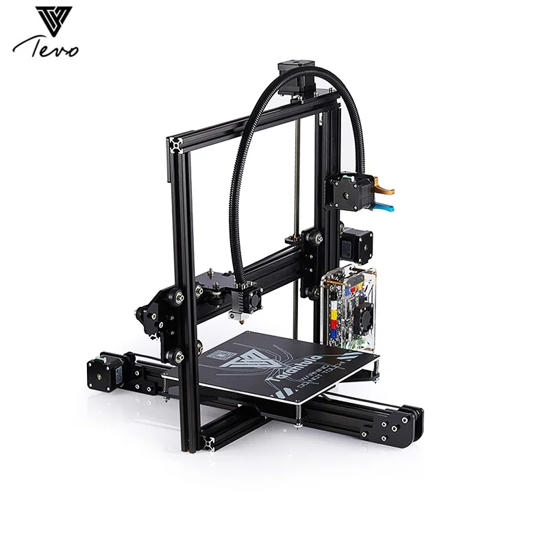 

Tevo Tarantula Prusa I3 3D Printer DIY Kit Aluminum Frames Dual Extruder Large Printing Size With Large Heat Bed And 8GB SD Card