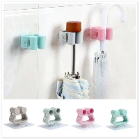 

practical Wall Mounted Mop umbrella holder stand Brush Broom Hanger support parasol Storage Rack Kitchen Tool paraguero hogar