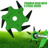 6 bladen Scheermessen Universele Gras grastrimmer Hoofd Eater Borstel Messen Tuin Grasmaaier Machine Accessoire Power Tools