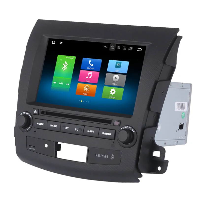 Sale Octa Core Android 8.0 Car DVD Radio GPS Navigation For Mitsubishi Outlander 2006-2014/Peugeot 4007/Citroen C-Crosser With Canbus 8