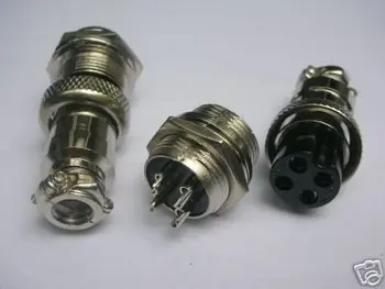 

4 Pin Male Female & Panel PCB Circular Connector A4P