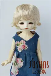 JD047 15-18 см YOSD кукла парик 1/6 классические фигурные BJD парики для BB кукла размер 6- 7 дюймов химическое мохер кукла парик