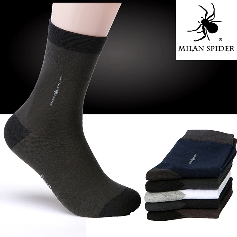 Носки мужские повседневные из чесаного хлопка с вышивкой|casual socks|socks breathablecombed cotton