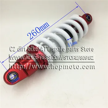 

Kawasaki ATV 260mm hydraulic shock KLX125 sorber damping KTM 260mm shock absorbers free shipping