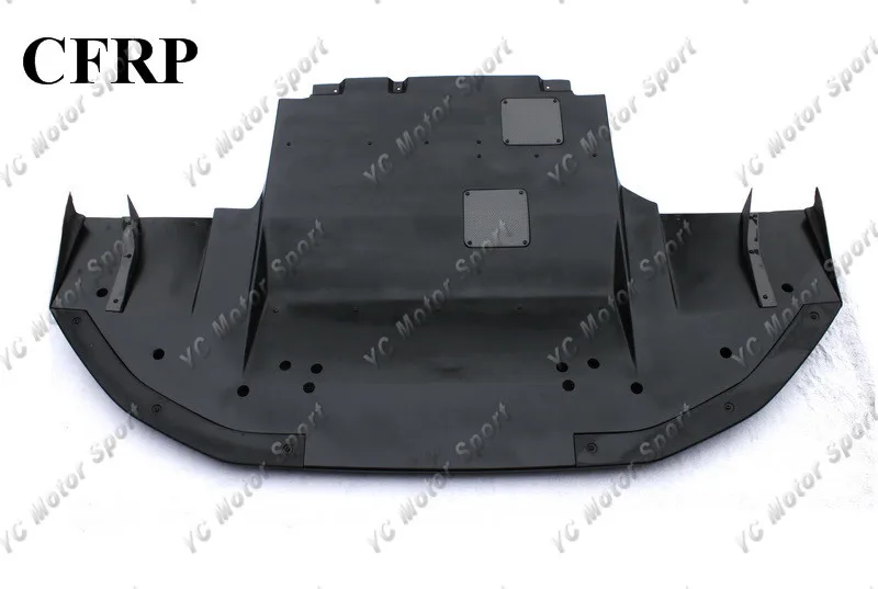 2008-2012 Mitsubishi Lancer Evolution X Varis Wide Body Version Style Front Bumper Lip Diffuser CF (12)