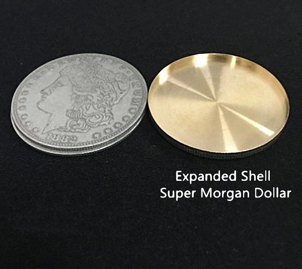 

2 pcs Expanded Shell For Morgan Dollar - Money Magic