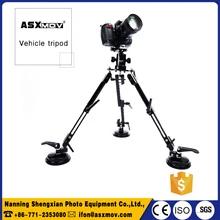 Professional Car Shooting Photography Tripod Flexible vehicle tripod with ball head/suction cup mount For dslr camera shooting