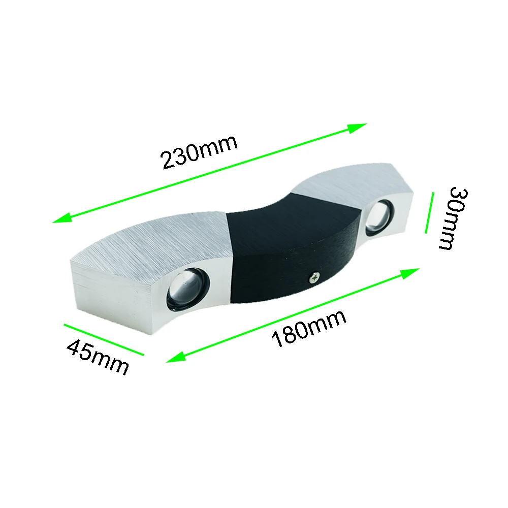 Luminária de Parede Led de Alumínio 9w para Hall Quarto Corredor Banheiro 110v 220v jq 3w 7 Cheap Luminárias de parede