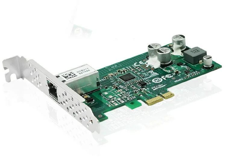 &quotE ZHOU" EZNC33210 PCIex1 Gigabit LAN single-port PoE+ Ethernet frame grabber suitable for desktop PCs based on Intel I210H c |