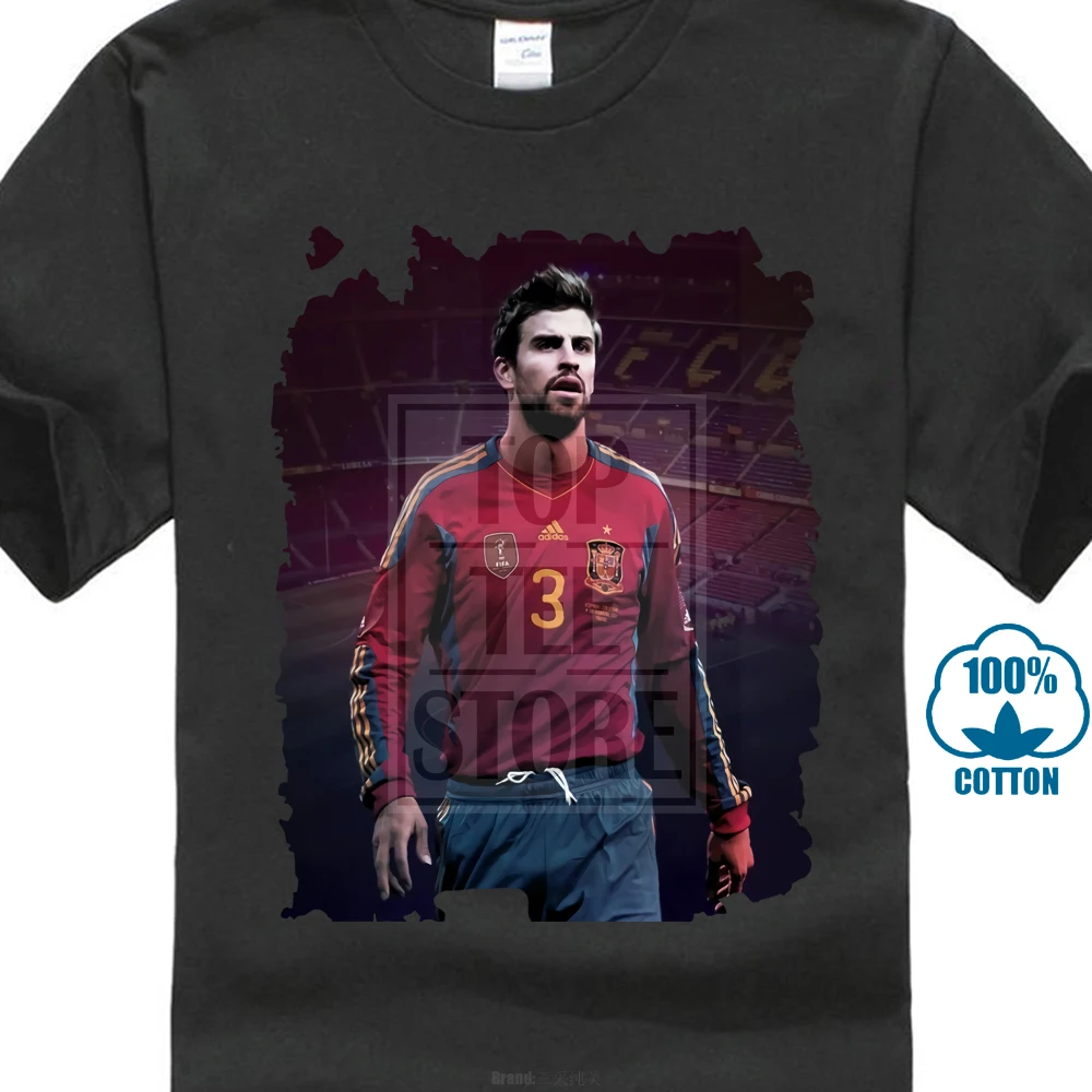 

Gerard Pique Hipster Newest Letter Print New Funny Brand Clothing