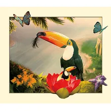 На заказ Алмазная картина eigen foto bird animal 5d diy Мандала Алмазная картина балет полный квадратный/круглый фильмы для украшения дома