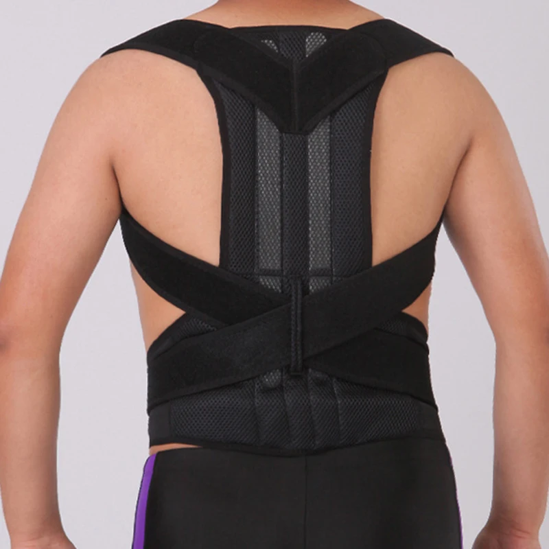 New Arrival Adjustable Posture Corrector Brace Back Strap Reinforcement Support Lumbar Brace