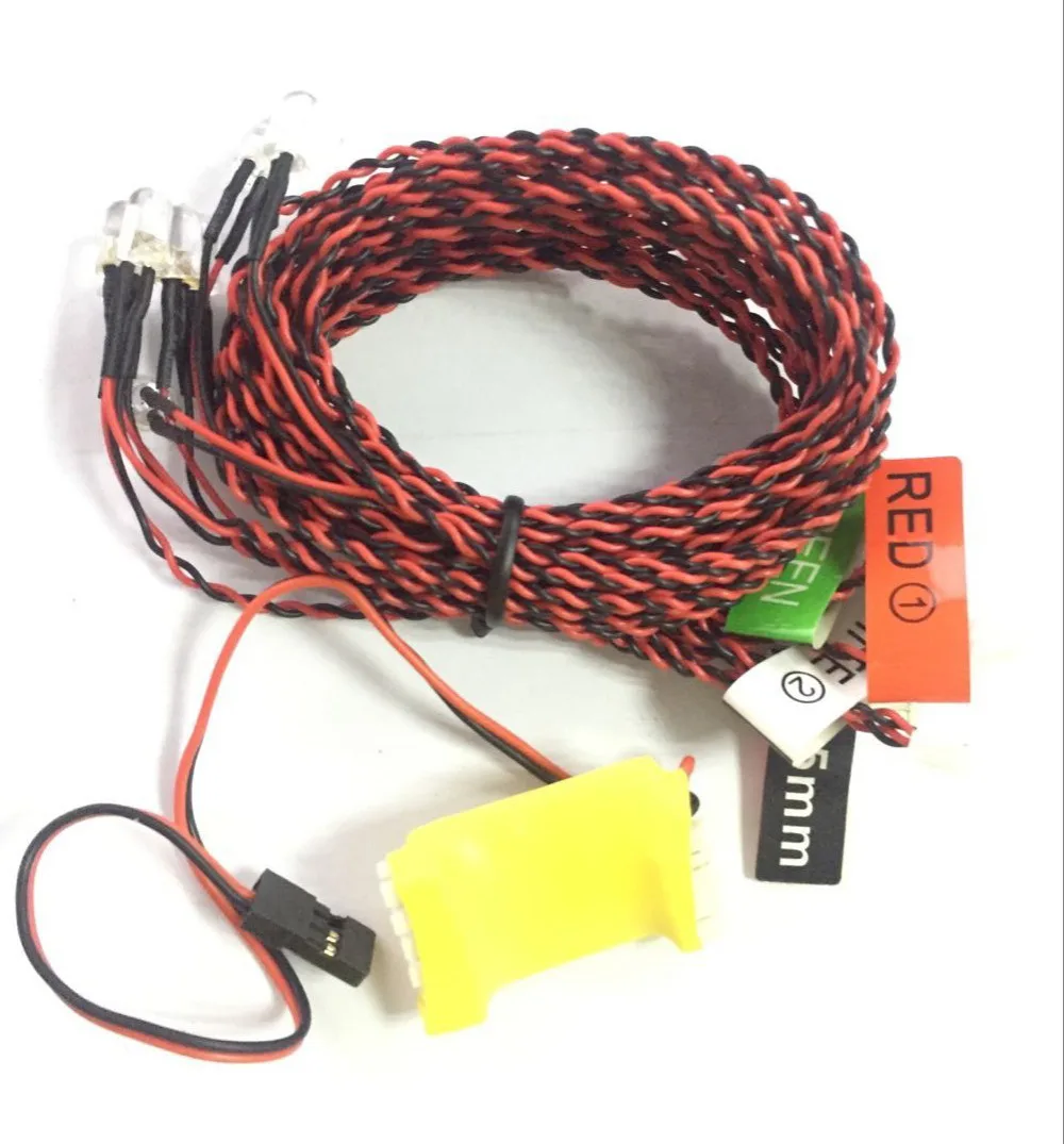 

G.T.Power 8 LED Multi-color Flashing Light System For RC Car Helicopter Multicopter Quadcopter