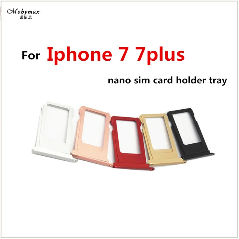For iphone 7 Nano SIM Card Holder Tray Slot for iphone 7 Plus