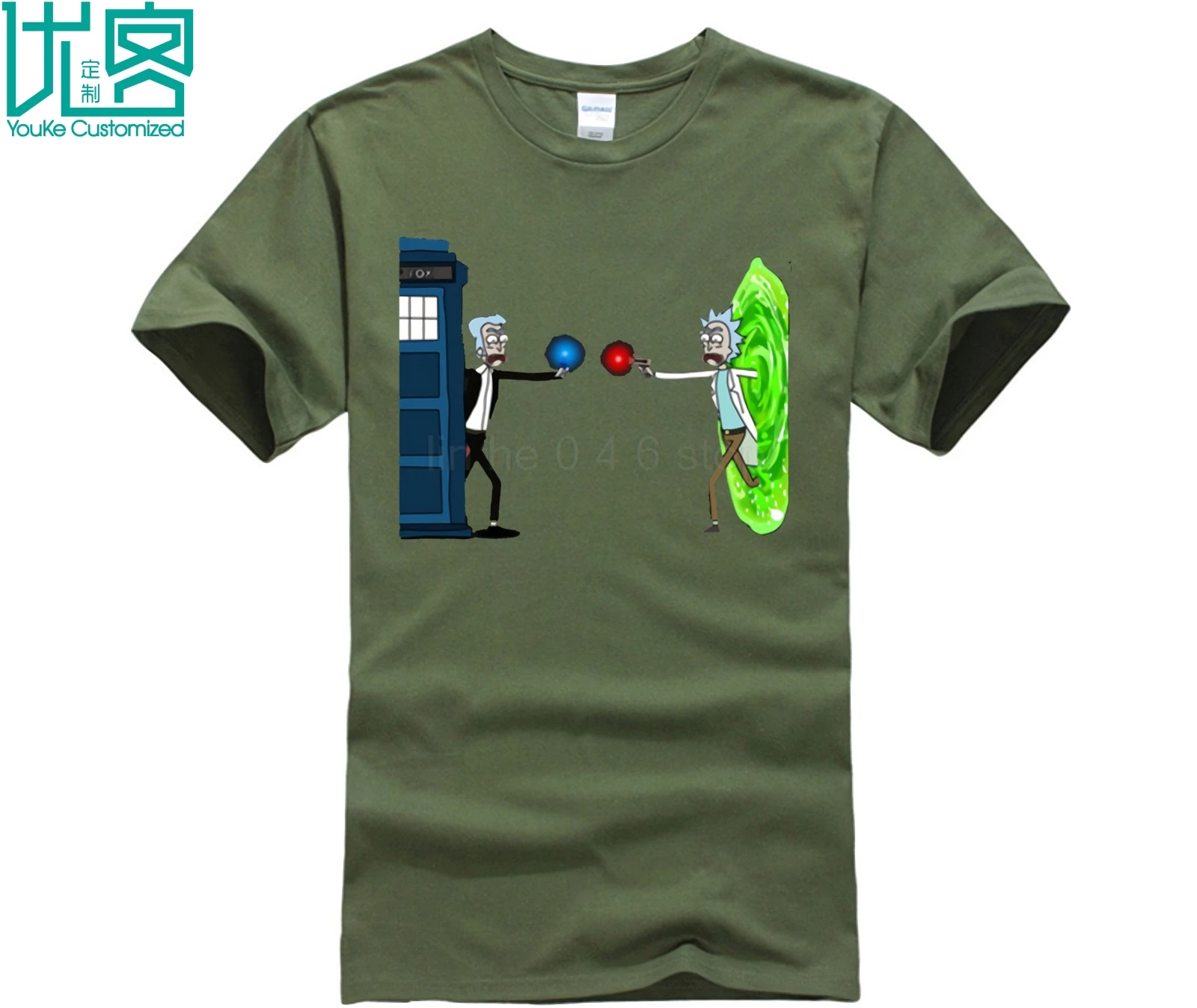 

2019 Short Sleeve Rick in Time and Space Men T Shirt Morty Doctor Who Printed T-shirt O-Neck Top Cool Tee Shirt DR WHO Tee