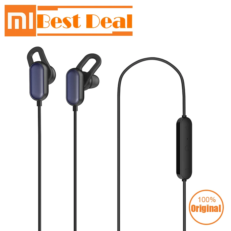 

New Original Xiaomi Mi Sports Bluetooth Earphone Headset With Mic Sports Wireless Youth Edition Waterproof For Xiaomi iPhone