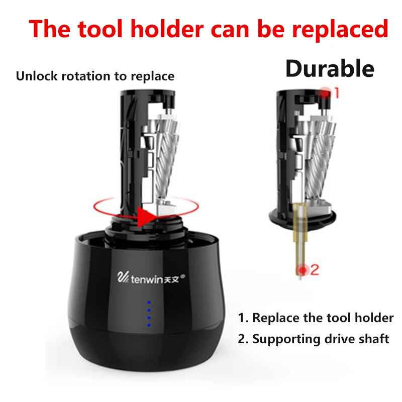 Электрическая точилка для карандашей с 2 отверстиями с USB/AC/литиевой батареей, автоматическая точилка для карандашей 6-8 мм, электронный нож для карандашей
