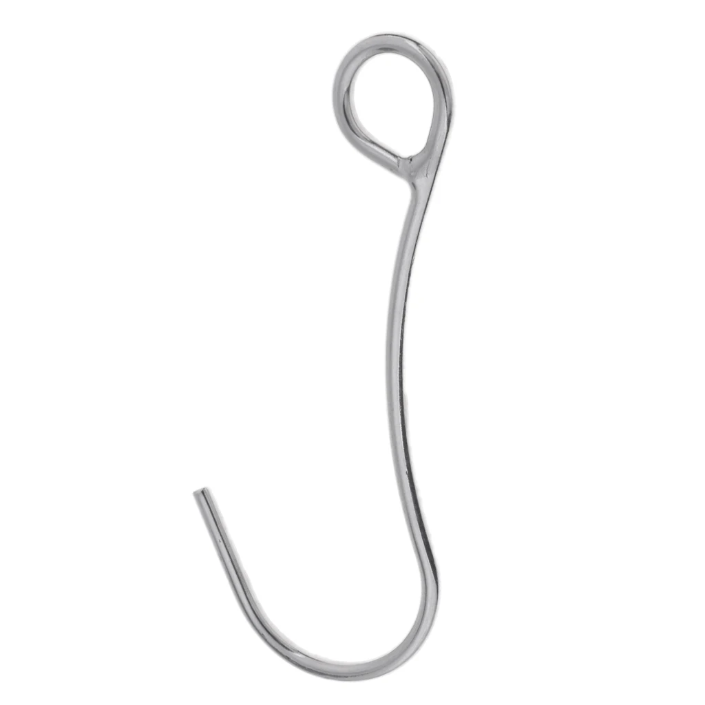 

1 Pcs 14.6 cm Scuba Diving Stainless Steel Safety Single Reef Hook Gear for Underwater Free Dive Photography Accessory Silver