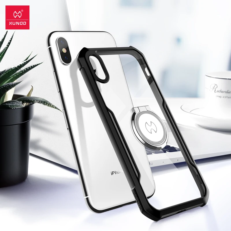 Чехол XUNDD для iPhone X 7 8 чехол apple 78 Plus магнитный автомобильный держатель подставка