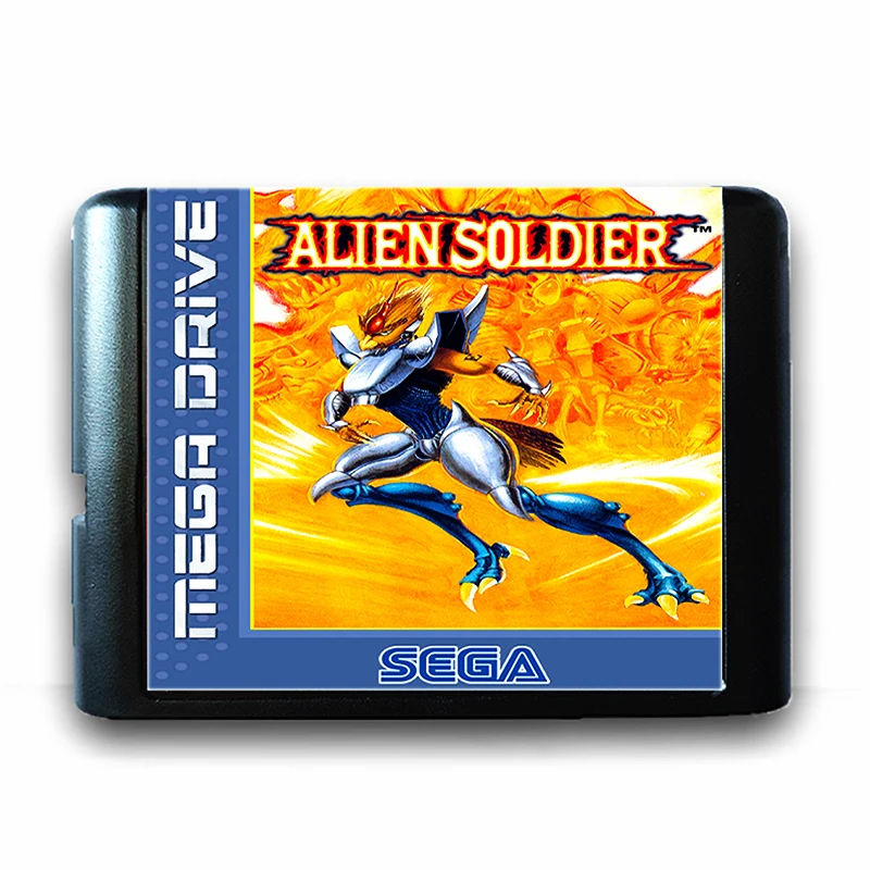 Инопланетный солдат для 16 бит игра Sega Mega Drive карта Genesis US PAL версия видео игровая