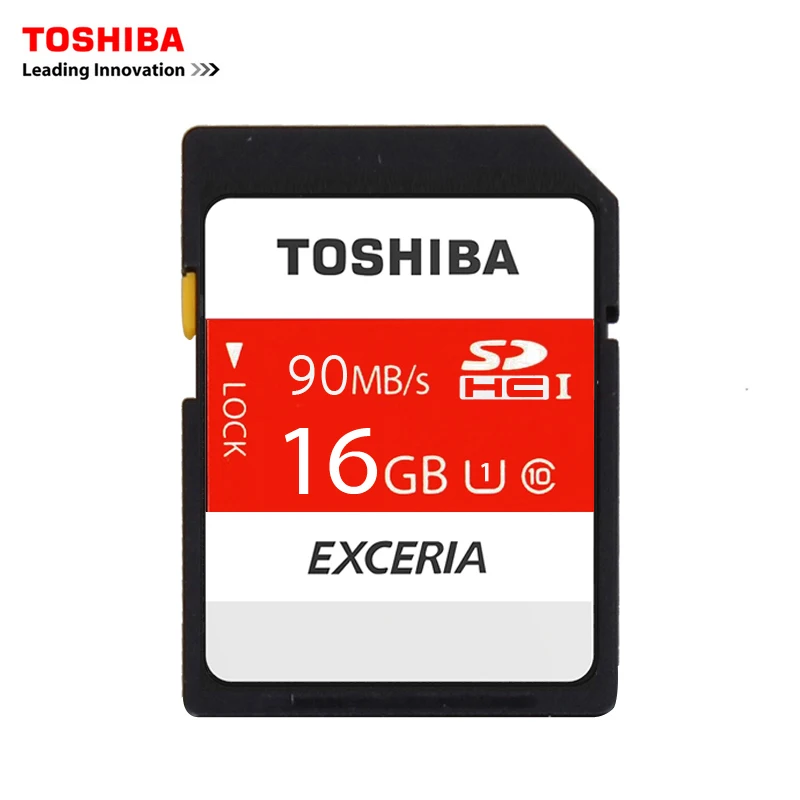 Toshiba SD карты памяти UHS U1 16 ГБ 90 МБ/с. 600x16 SDHC карта SDXC flash драйверы для цифровых