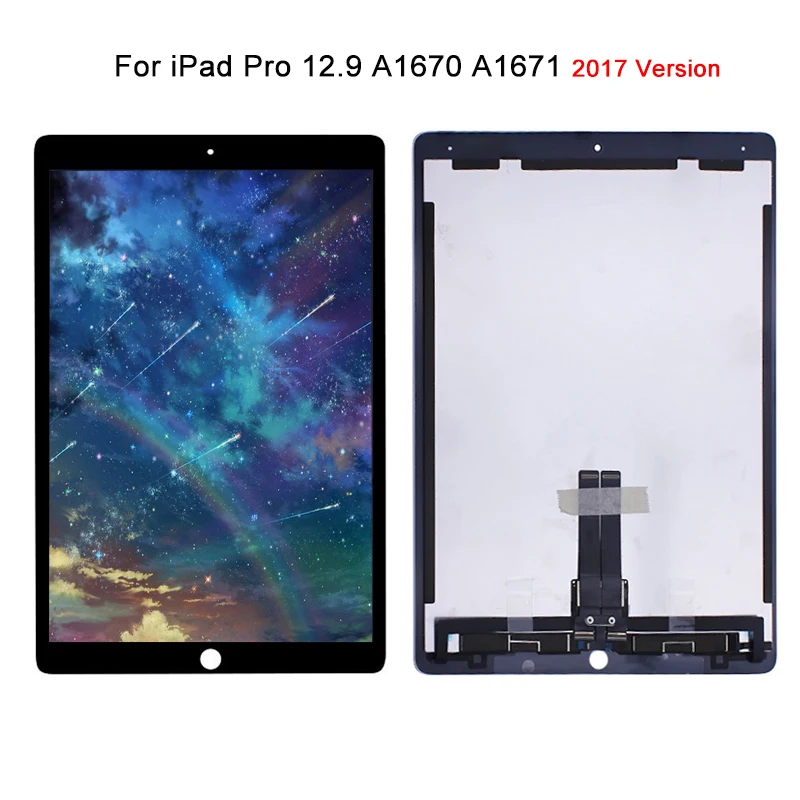 

For iPad Pro 12.9 (2017 Version) A1670 A1671 2nd LCD Display Touch Screen Digitizer Panel Assembly With Small Board