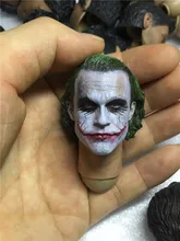 1/6 Scale Joker Head Sculpt heath ledger High Quality Head Carving for 12inch Hottoys Phicen Tbleague Verycool Action Figure DIY 1/6 Scale Joker Head Sculpt heath ledger High Quality Head Carving for 12inch Hottoys Phicen Tbleague Verycool Action Figure DIY