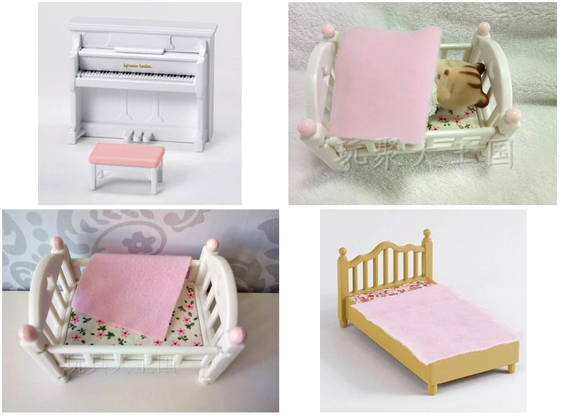 الأصلية sylvanian عائلة صغيرة السرير أثاث غرفة عمل الشكل ألعاب الطفل هدية صغيرة الأصلية sylvanian عائلة صغيرة السرير أثاث غرفة عمل الشكل ألعاب الطفل هدية صغيرة