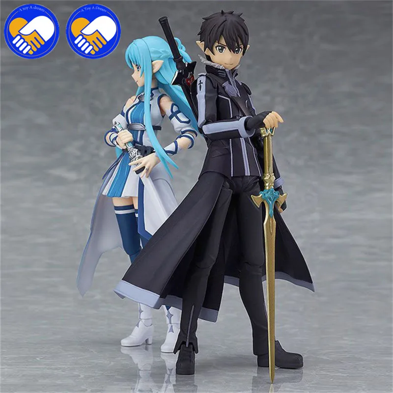 Аниме Figma 264 Sword Art Online II kiito ALO ver. Aloverer Kirigaya Kazuto ПВХ фигурка Коллекционная модель игрушки 14 см