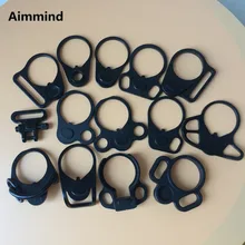 AR15 Двойная Петля Адаптер для крепления концевой пластины крепление для Ar 15 запасная буферная трубка Слинг поворотный(China)