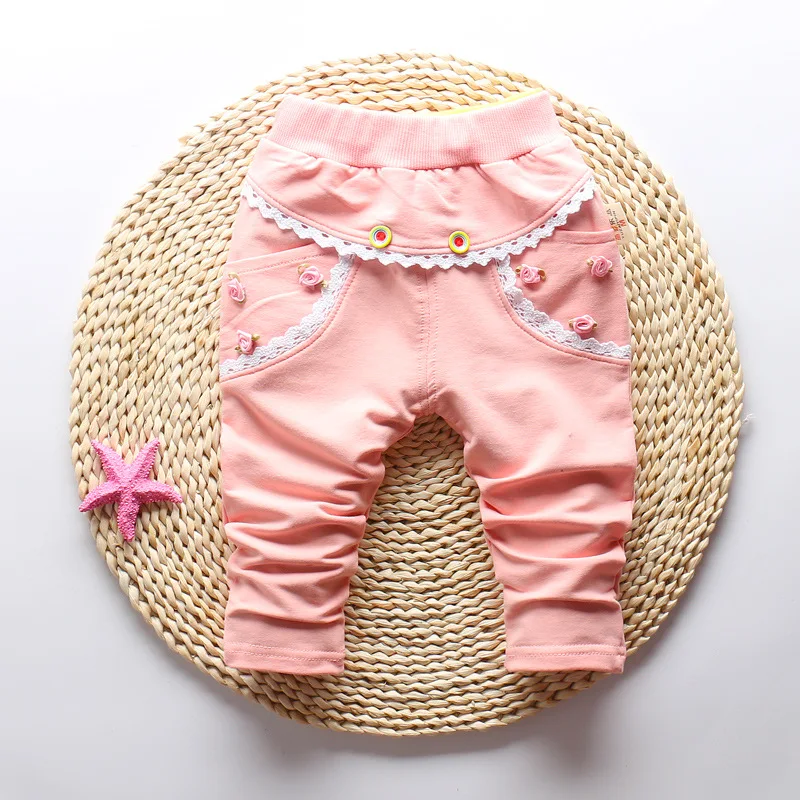 

IENENS 0-3Y Girls Full Pants Trousers Clothes Kids Baby Girl Casual Bottoms Spring Autumn Child Cotton Haren Pants