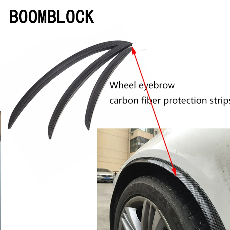 BOOMBLOCK 2 шт./компл. автомобильных шин брови углеродного волокна наклейки для Bmw E46 E39 Audi A3 A6 C5 A4 B6 Mercedes W203 W211 Mini Cooper