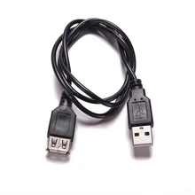 1PC Black USB 2.0 A to A Male Female Extension Cable High Speed USB Extension Charging Data Cable Cord 70cm Mayitr