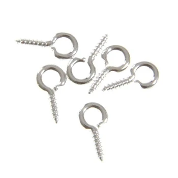 

100 screw establishment fimo rod 10mm - Silver