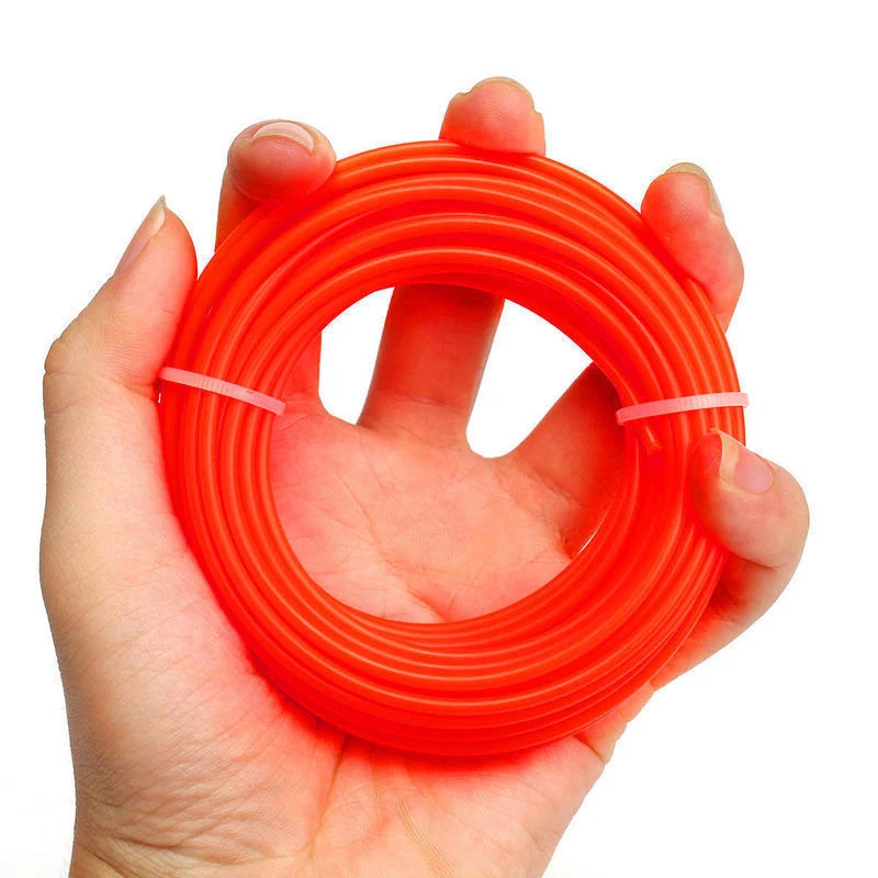 5M*4mm Strong Trimmer Strimmer Brushcutter Nylon Cord Line Wire String Rope Trimmer Rope Cord Wire String for Grass Strimmer