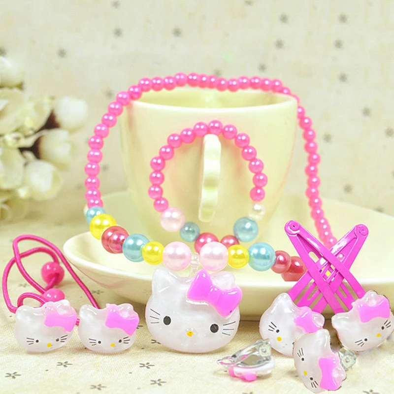 

Fashion Cat Kitty Hair Accessories Christmas Gift Artificial Pearl Girls BB Hair Clip Girl Headband Hairpins Hairband Jewelry