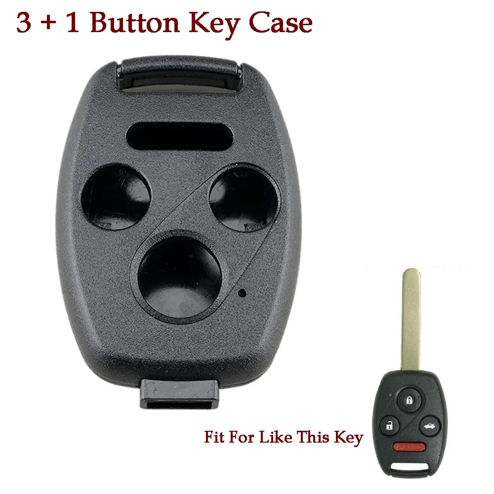 

All New Promotion! Key Shell Replacement Fit For Honda Accord Civic CR-V Remote Case No Blade Black