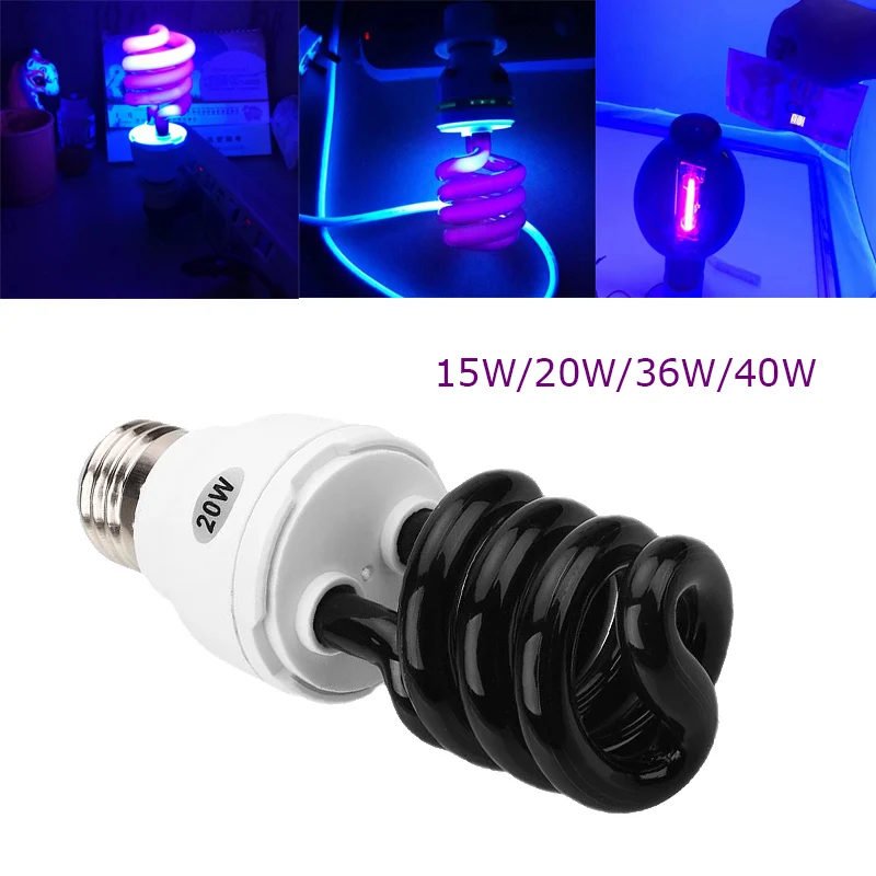 E27 20 Вт ультрафиолетовые люминесцентные лампы с низкой энергией, маленькие винтовые лампы, стерилизованные