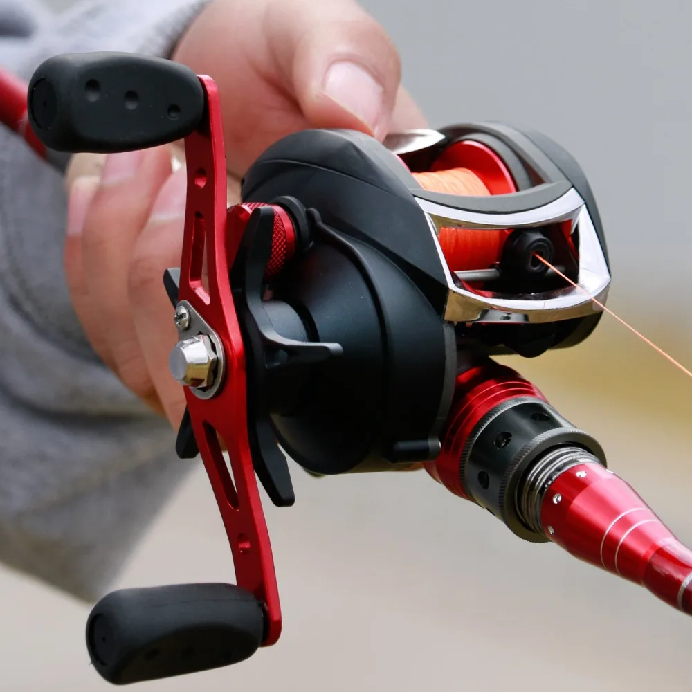 Sougayilang 13BB Baitcasting Reel LeftRight Hand Casting Fishing Reel Coil Max Drag 15kg Wheels Bass Fishing Tackle Pesca