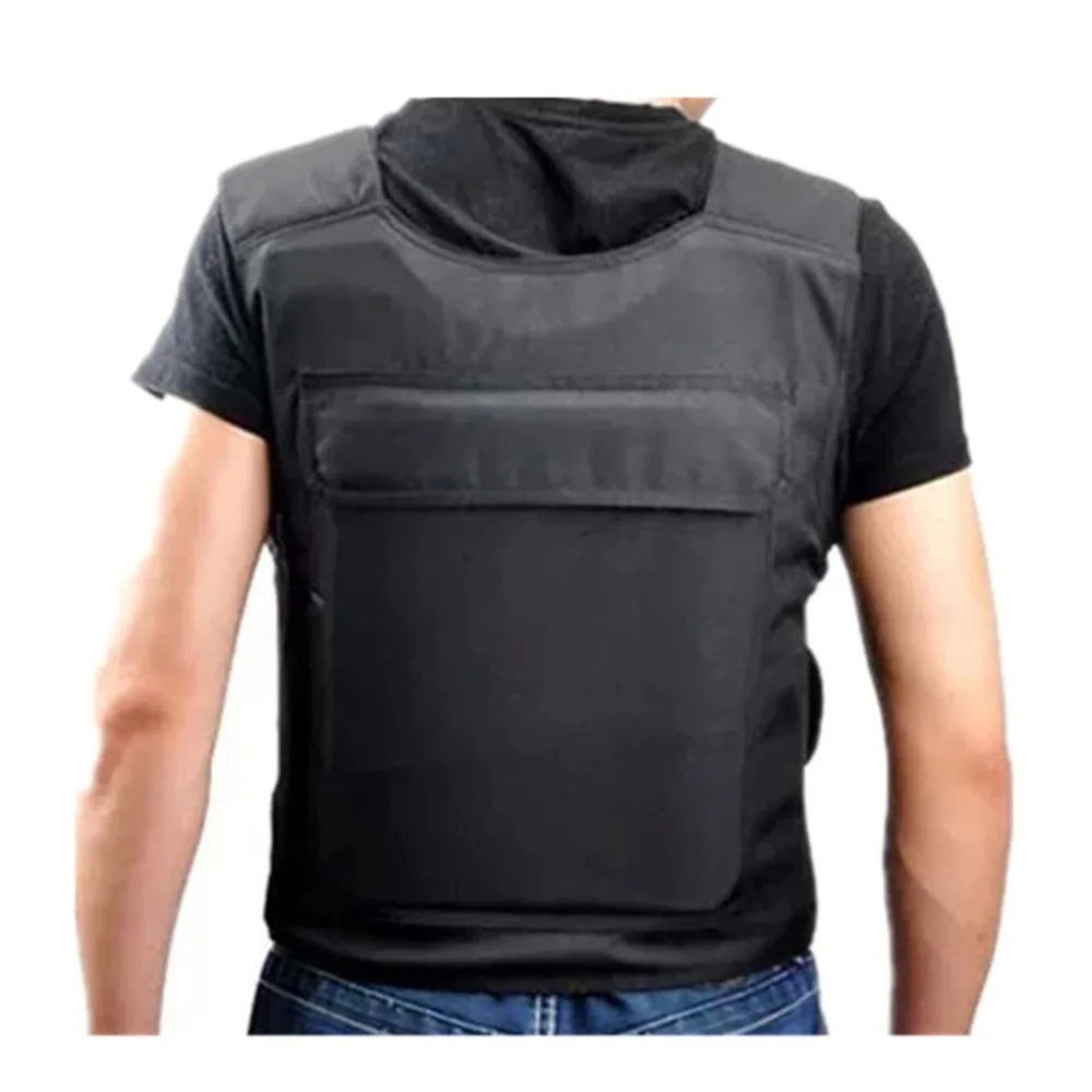 

Portable Protective Vest with 15 Layers Fiber Soft Liner High Strength Cut-proof Coat Stab-resistant Clothing