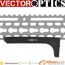 10 шт. векторная оптика черный полимер ручной стоп KeyMod Крепление на Keymod Handguard Rail аксессуары